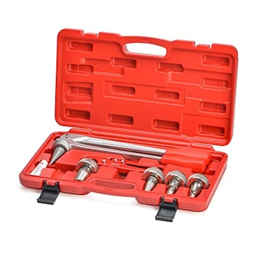 IWISS iCrimp F1960 PEXa Expansion Tool with PEX Pipe Cutter Expandder Heads38 12 34 1 for Expanding Uponor ProPex Type Expansion Rings