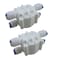 Liimevvon Automatic Shut Off Valve with 14 Inch tube QuickConnect Fittings For RO Reverse Osmosis system refrigerator ice maker coffee machine