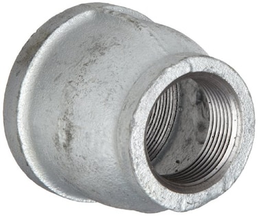 Anvil International Anvil 8700135950 Malleable Iron Pipe Fitting Reducer Coupling 2 x 1 NPT Female Galvanized Finish