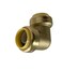 XFITTING 10 Pieces 1 Push Fit Elbow to NSF ANSI61 Brass Plumbing Fitting for Copper Pex CPVC 10 Packs