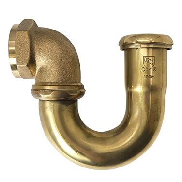 Westbrass D402LARAW 112 Brass LA Code PTrap Unfinished