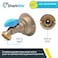 SharkBite 34 x 34 Inch MHT 45 Degree Hose Bibb Quarter Turn Push To Connect Brass Plumbing Fitting PEX Pipe Copper CPVC PERT HDPE 24631LF