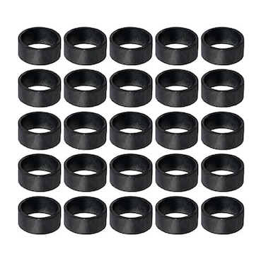 SUPPLYGIANT FQDS0100100 PEX Tubing Crimp Rings Copper Pipe Fitting 1 Black 100 Pack