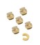 EFIELD Pack of 5 12 Inch Plug End Cap PushFit Fitting to Connect Pex Copper CPVC with a Disconnect ClipPF1435PCS