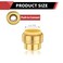 EFIELD Pack of 5 12 Inch Plug End Cap PushFit Fitting to Connect Pex Copper CPVC with a Disconnect ClipPF1435PCS