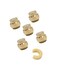 EFIELD Pack of 5 12 Inch Plug End Cap PushFit Fitting to Connect Pex Copper CPVC with a Disconnect ClipPF1435PCS