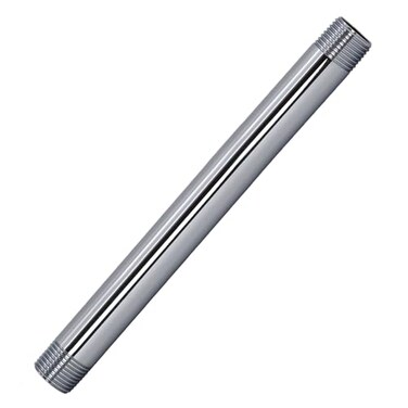 Westbrass D1210826 x 8 IPS Brass Pipe Nipple Polished Chrome