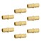 EFIELD Pack of 8 Pex Barb Crimp Brass Fittings 34 Inch Straight Coupling ASTM F1807PEX18070068PCS