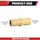 EFIELD Pack of 8 Pex Barb Crimp Brass Fittings 34 Inch Straight Coupling ASTM F1807PEX18070068PCS