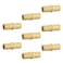 EFIELD Pack of 8 Pex Barb Crimp Brass Fittings 34 Inch Straight Coupling ASTM F1807PEX18070068PCS
