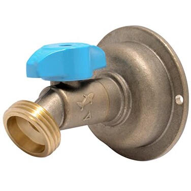 SharkBite 12 x 34 Inch MHT 45 Degree Hose Bibb Quarter Turn Push To Connect Brass Plumbing Fitting PEX Pipe Copper CPVC PERT HDPE 24630LF