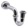 Westbrass D400126 112 OD 17 gauge PTrap with High Box Flange Polished Chrome