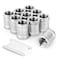 TAISHER 10PCS 304 Stainless Steel Cast Pipe Fitting Coupling 34 NPT Female x 34 NPT Female Threaded