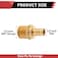 EFIELD 20Pack PEX 12 Inch x 12 Inch Male NPT Adaptors Brass Crimp Fittings LF BrassPEX1807267