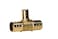 XFITTING 34 inch x 34 inch x 12 inch Pex Tee Reducing Tee Pex B Crimp Version Brass 25 Pieces