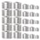 TAISHER 25PCS Stainless Steel Internal Hex Thread Socket Pipe Plug Fitting 18 14 38 12 34 NPT Male