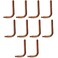 XFITTING 10 Pieces 12 Pex Stub Out Elbow 312 x 6 Brass Copper 05 Inch
