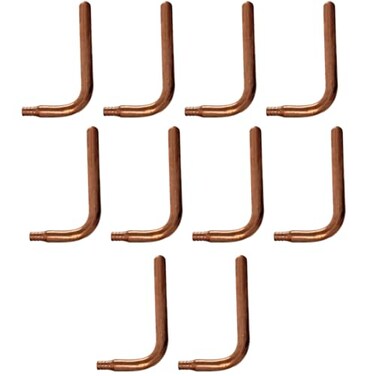 XFITTING 10 Pieces 12 Pex Stub Out Elbow 312 x 6 Brass Copper 05 Inch