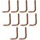 XFITTING 10 Pieces 12 Pex Stub Out Elbow 312 x 6 Brass Copper 05 Inch