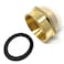 Cascada Showers Cascada LeadFree Brass Adapter G Thread BSPP Female to NPT Male 3 x 3