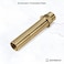 gotonovo Longer Mounting Shank Single Hole 79inch Faucet Fittings Nipple Locknut Kit Extension Threaded Pipe