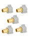EFIELD 5Pack PexA Expansion Full Flow Brass Fittings 12 Pex X 12 Female NPT Swivel AdapterASTM F1960PEX19601265PCS