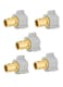 EFIELD 5Pack PexA Expansion Full Flow Brass Fittings 12 Pex X 12 Female NPT Swivel AdapterASTM F1960PEX19601265PCS
