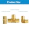 WiseWater 60 Pcs Pex Fittings 12 inch T PEX Tee20PCS 90 Degree Elbow Straight Coupling Brass Barb Crimp Pipe Fitting for Pex PipePack of 60 UPC