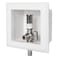 EFIELD Pex Dishwasher Outlet Box 12Inch Pex F1960 Expansion Fitting Connection with Installed 14Turn Ball Valve White Copper Hammer ArrestorDW008