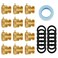 SUNGATOR 12Pack Anti Siphon Valve 34 Inch GHT Backflow Preventer Hose Bib Vacuum Breakers Set for Outdoor Faucet Garden Spigot RV Solid Brass AntiBackflow Valve with Sealing Tape