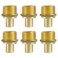SUNGATOR 6Pack PEX 1 x 1 NPT Male Threaded Adapter Crimp Fitting No Lead Brass