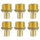 SUNGATOR 6Pack PEX 1 x 1 NPT Male Threaded Adapter Crimp Fitting No Lead Brass