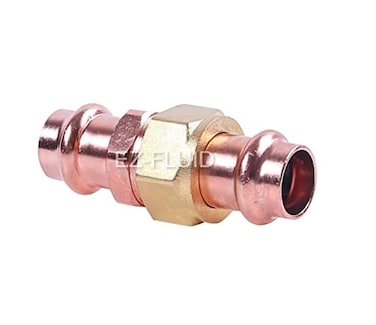 EZ-FLUID EZFLUID 1 Heavy Duty 12 Press x Press Union LF Press Pressure Copper FittingProPress Press Copper Fitting ConnectionResidentialCommercial Plumbing