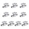 EFIELD 14 Turn Straight Stop Valve PexA Cold Expansion 12 Pex X 12 Chrome Plated ASTM F1960VALVE11110PCS