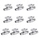 EFIELD 14 Turn Straight Stop Valve PexA Cold Expansion 12 Pex X 12 Chrome Plated ASTM F1960VALVE11110PCS