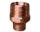 EZ-FLUID EZFLUID Plumbing 12 Solder x 34 MIP LF Copper Male Adapter C x MIP Sweat To Threaded Reducing Adapter for Copper Pipe Fittings 2Pcs