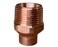 EZ-FLUID EZFLUID Plumbing 12 Solder x 34 MIP LF Copper Male Adapter C x MIP Sweat To Threaded Reducing Adapter for Copper Pipe Fittings 2Pcs