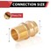 EFIELD Pack of 5 Copper Press Adapter Fittings1Inch Copper Press x 1inch Male NPT Brass Adapter 5 1inchPEX18073515PCS