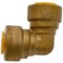 Supplying Demand SB1 34 Inch 90 Degree Elbow Quick Connect HVAC Brass Coupler Fitting