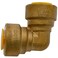 Supplying Demand SB1 34 Inch 90 Degree Elbow Quick Connect HVAC Brass Coupler Fitting