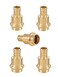 EFIELD Pack of 5 12 Copper Press X 12 PEX Crimp Coupling Brass Adapters For Copper and Pex Pipe Connection 5 12PEX18073445PCS