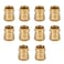 EFIELD Pack of 10 Copper Press Adapter 34Inch Copper Press x 34inch Female NPT Brass Adapter Full PortPEX1807356