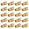 EFIELD Pack of 20 Pex A Full Flow Expansion Brass Fitting 12x 12 Female Sweat AdapterF196020 PiecesPEX1960139