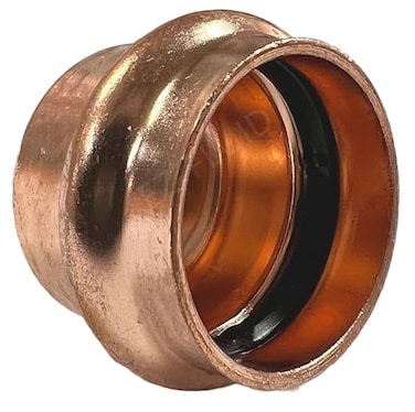 EZ-FLUID EZFLUID Plumbing 114 Press Copper End Cap Pressure Copper Fittings with ProPress Press Fitting Connection for ResidentialCommercial1