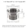 Kyuionty 112 Male NPT to 114 Female NPT Reducer Bushing Pipe Fitting Stainless Steel Reducing Pipe Adapter Fitting Reducer Bushing Pipe Hose Fitting