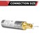 EFIELD 2Pack MH111 12Inch Straight Pex Barb Crimp Connection F1807 Stainless Steel Water Hammer Arrestor For Potable Water Plumbing ApplicationHAMMER0022PCS