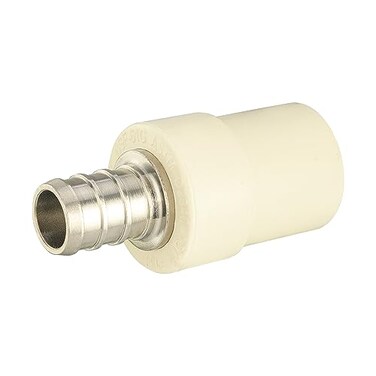 EFIELD Pack of 20 12 Pex x 12 CPVC Transition Coupling Barb Crimp Brass Fittings For Pex CPVC Tube ConnectionPEX180734020PCS