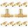 HeSun 10Pack PEXA Expansion Fitting 12 Inch Brass Pex Expansion Tee 12x12x12 TeeASTM F1960PEX1960041