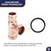 Cherbo Copper Press Fittings 12 inch Tee PxPxP 10Pack Zero Lead Copper Pipe Press Fittings 3 way Tee Copper Coupling for Residential Commercial