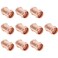 Cherbo Copper Press Fittings 34 inch Coupling with Stop Zero Lead P x P 10Pack Press Copper Fittings 34 for Plumbing Use with Hydraulic Press Fitting Tool Coupling with Stop 34 10